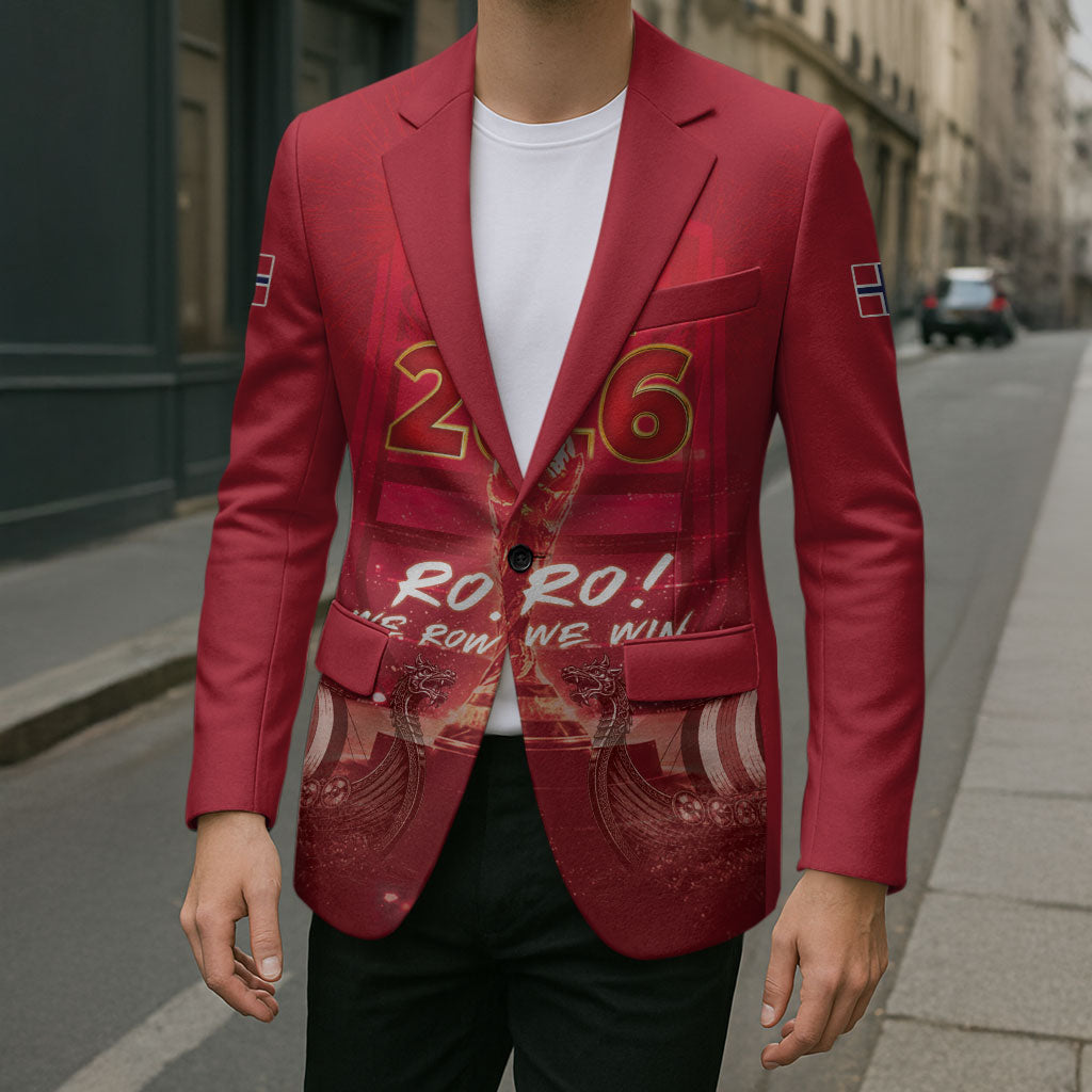 Custom Norge Football 2026 Blazer Glorious Victory