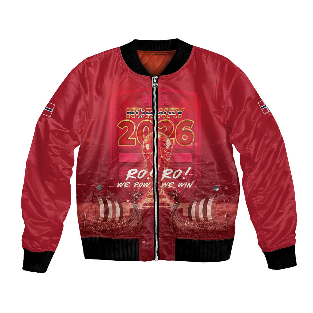 Custom Norge Football 2026 Bomber Jacket Glorious Victory