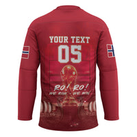 Custom Norge Football 2026 Hockey Jersey Glorious Victory
