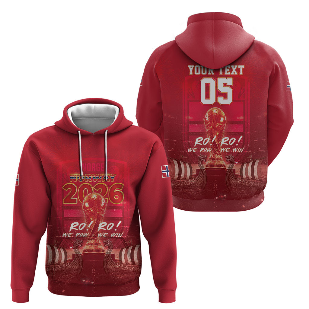 Custom Norge Football 2026 Hoodie Glorious Victory