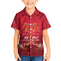 Custom Norge Football 2026 Kid Hawaiian Shirt Glorious Victory