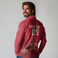 Custom Norge Football 2026 Long Sleeve Polo Shirt Glorious Victory