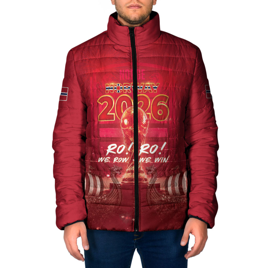 Custom Norge Football 2026 Padded Jacket Glorious Victory