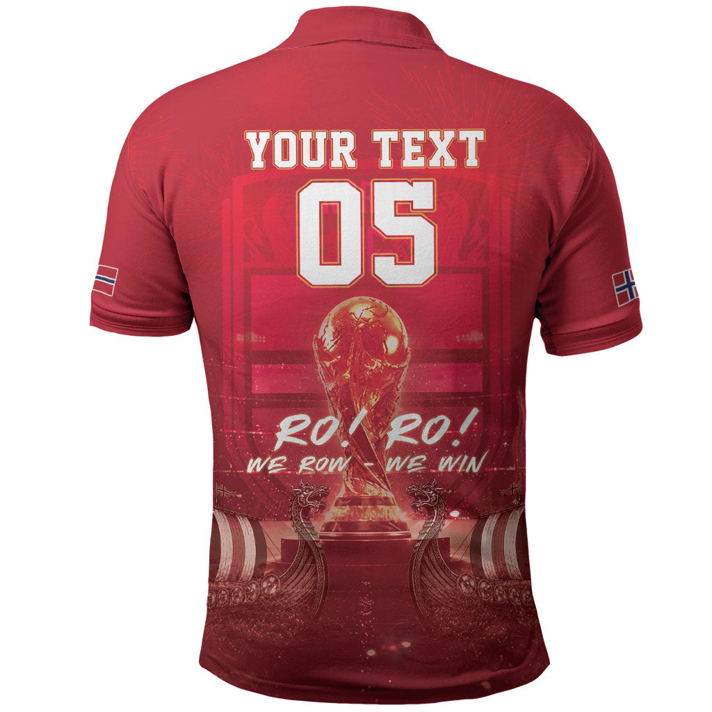 Custom Norge Football 2026 Polo Shirt Glorious Victory