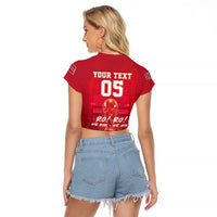 Custom Norge Football 2026 Raglan Cropped T Shirt Glorious Victory