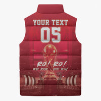 Custom Norge Football 2026 Sleeveless Puffer Jacket Glorious Victory
