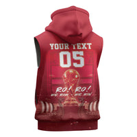 Custom Norge Football 2026 Sleeveless Zip Hoodie Glorious Victory