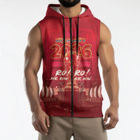 Custom Norge Football 2026 Sleeveless Zip Hoodie Glorious Victory