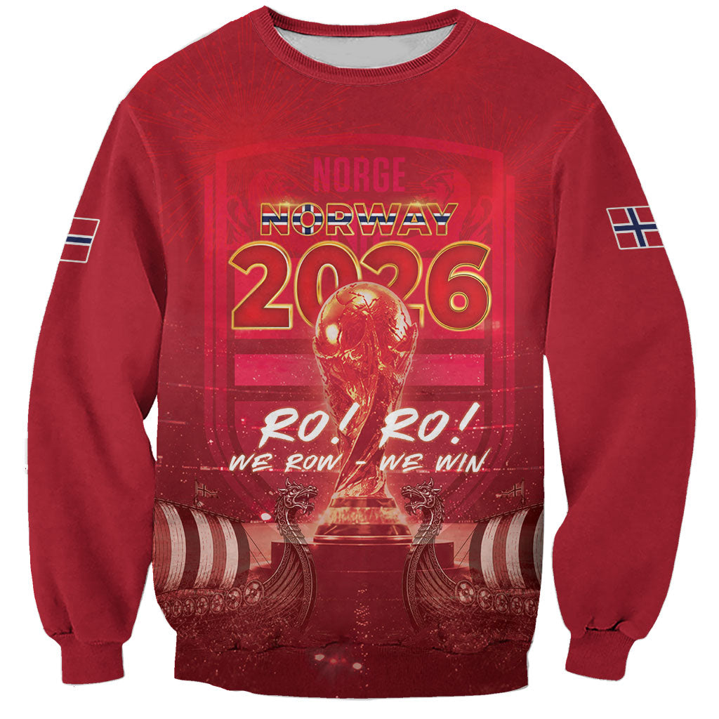 Custom Norge Football 2026 Sweatshirt Glorious Victory
