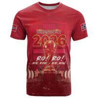 Custom Norge Football 2026 T Shirt Glorious Victory