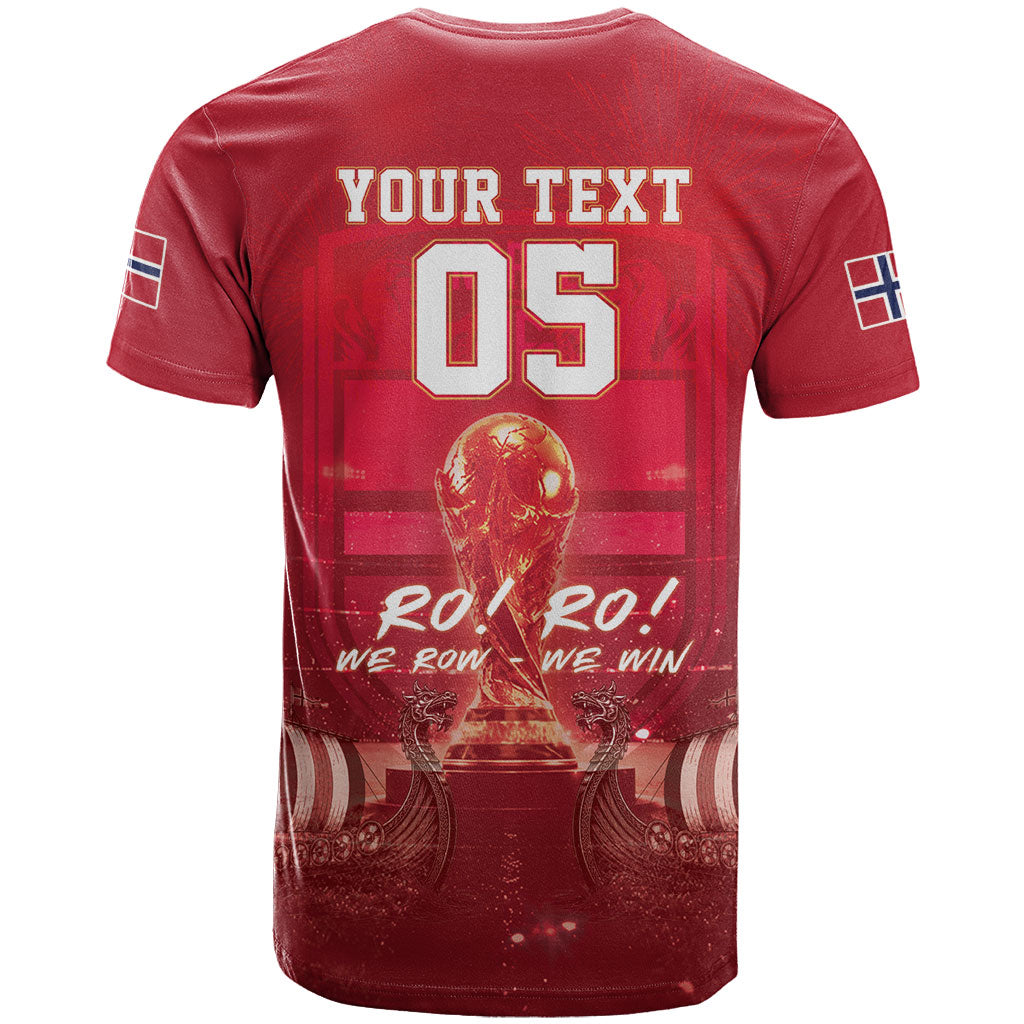 Custom Norge Football 2026 T Shirt Glorious Victory