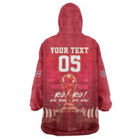 Custom Norge Football 2026 Wearable Blanket Hoodie Glorious Victory