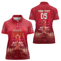 Custom Norge Football 2026 Women Polo Shirt Glorious Victory