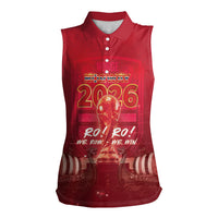 Custom Norge Football 2026 Women Sleeveless Polo Shirt Glorious Victory