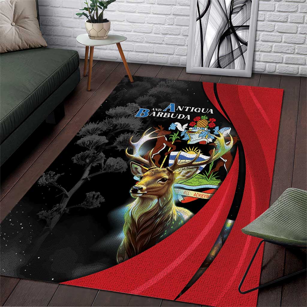 Antigua And Barbuda 1981 Area Rug Happy Independence Day - Wonder Print Shop