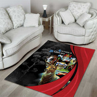 Antigua And Barbuda 1981 Area Rug Happy Independence Day - Wonder Print Shop