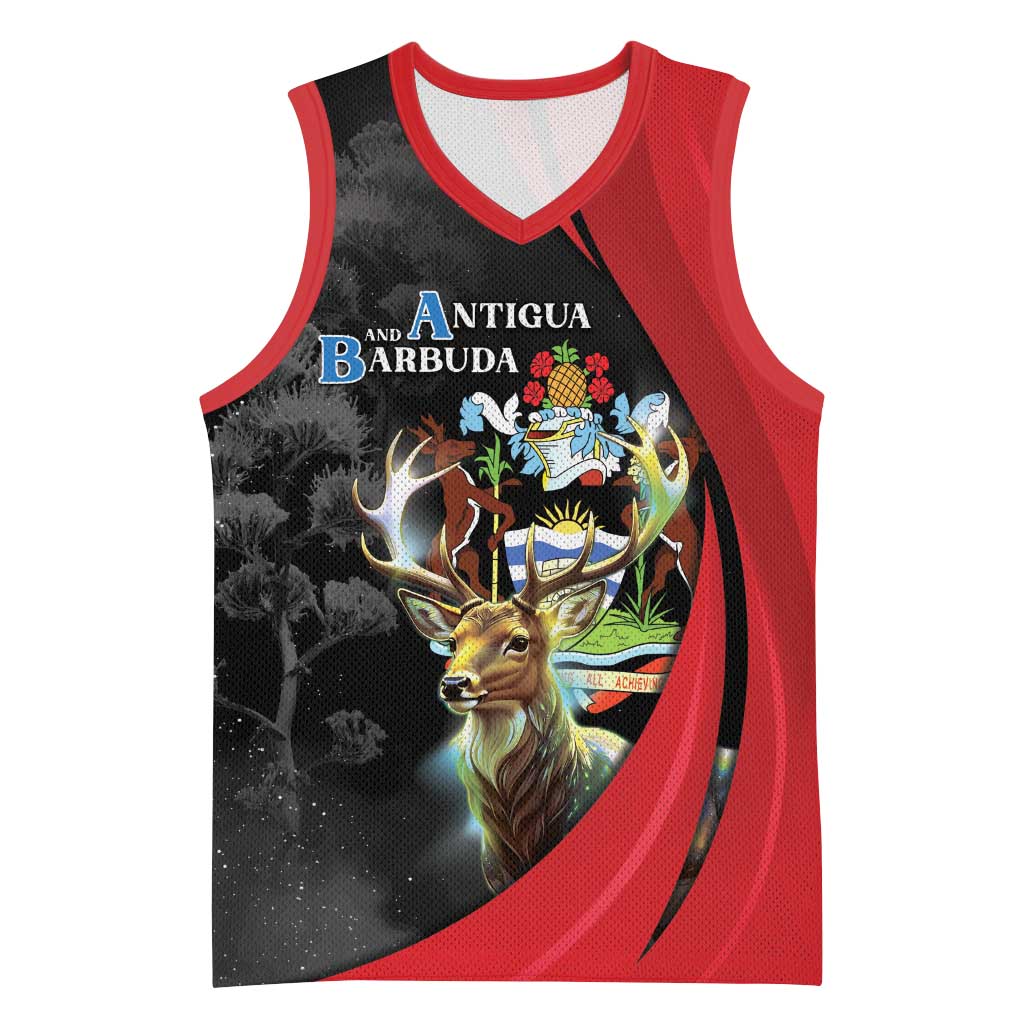 Antigua And Barbuda 1981 Basketball Jersey Happy Independence Day - Wonder Print Shop