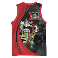 Antigua And Barbuda 1981 Basketball Jersey Happy Independence Day - Wonder Print Shop