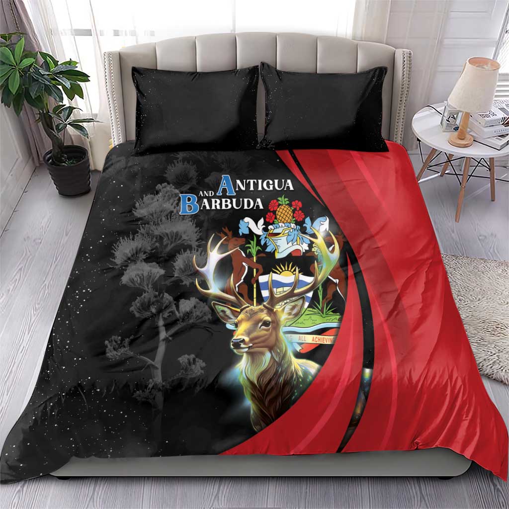 Antigua And Barbuda 1981 Bedding Set Happy Independence Day - Wonder Print Shop