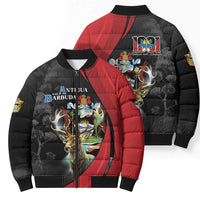Antigua And Barbuda 1981 Bomber Puffer Jacket Happy Independence Day - Wonder Print Shop