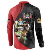 Antigua And Barbuda 1981 Button Sweatshirt Happy Independence Day - Wonder Print Shop