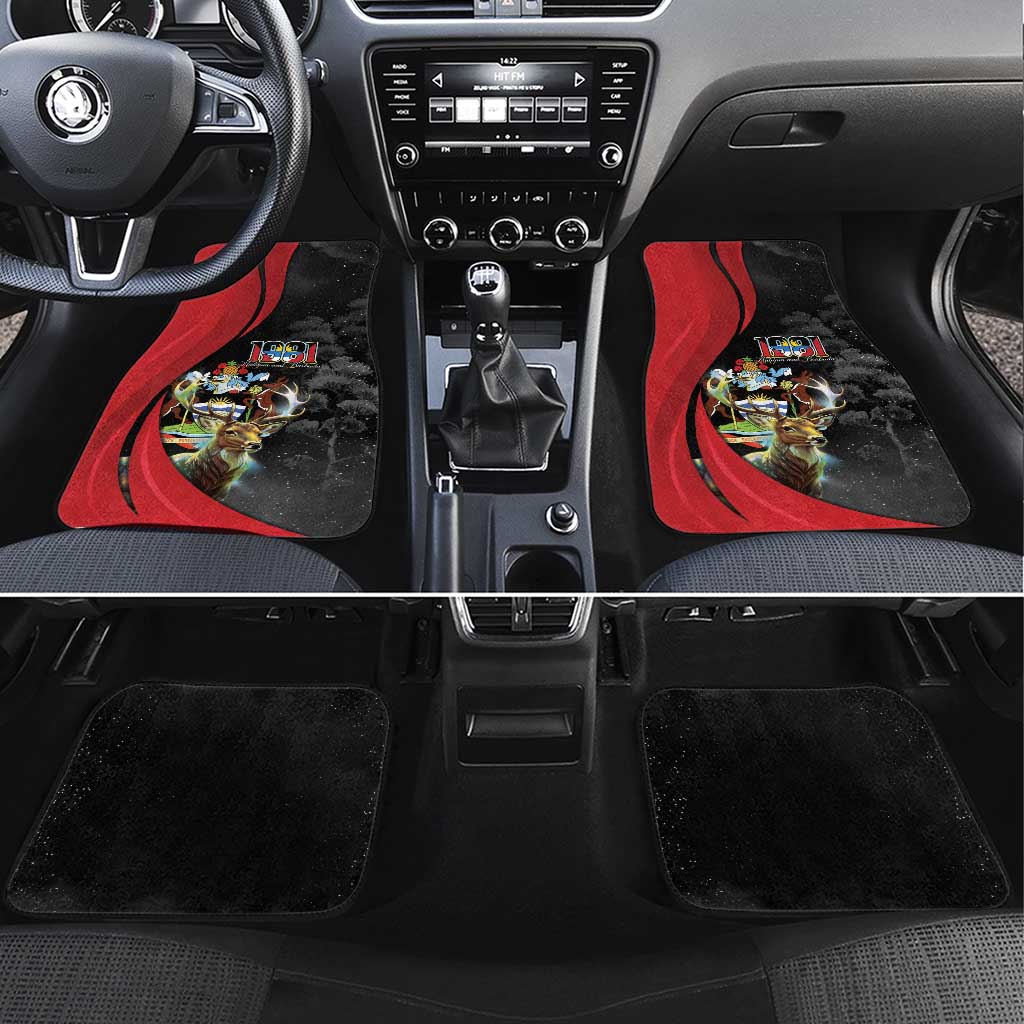 Antigua And Barbuda 1981 Car Mats Happy Independence Day - Wonder Print Shop
