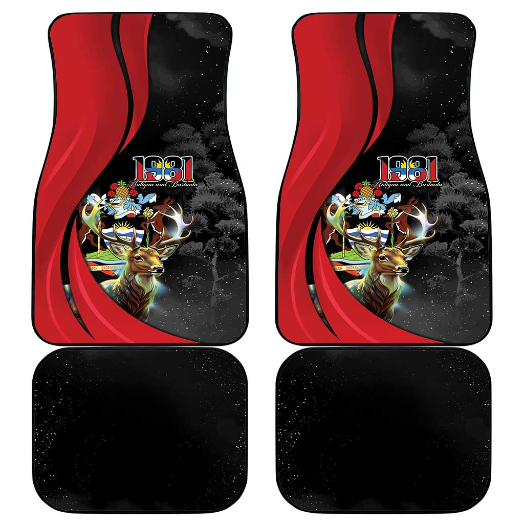 Antigua And Barbuda 1981 Car Mats Happy Independence Day - Wonder Print Shop