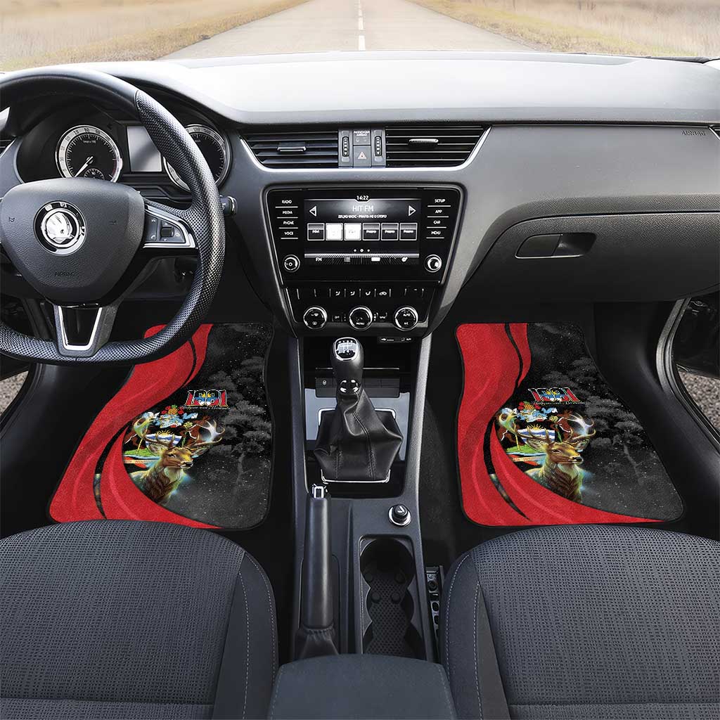 Antigua And Barbuda 1981 Car Mats Happy Independence Day - Wonder Print Shop