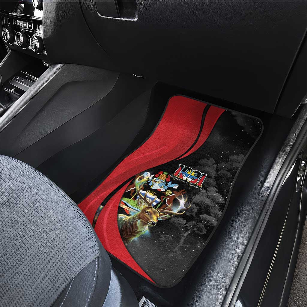 Antigua And Barbuda 1981 Car Mats Happy Independence Day - Wonder Print Shop