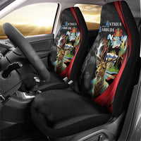 Antigua And Barbuda 1981 Car Seat Cover Happy Independence Day - Wonder Print Shop