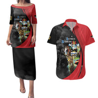 Antigua And Barbuda 1981 Couples Matching Puletasi and Hawaiian Shirt Happy Independence Day - Wonder Print Shop