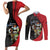 Antigua And Barbuda 1981 Couples Matching Short Sleeve Bodycon Dress and Long Sleeve Button Shirt Happy Independence Day - Wonder Print Shop