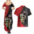 Antigua And Barbuda 1981 Couples Matching Summer Maxi Dress and Hawaiian Shirt Happy Independence Day - Wonder Print Shop