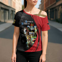 Antigua And Barbuda 1981 Cross Shoulder Shirt Happy Independence Day - Wonder Print Shop