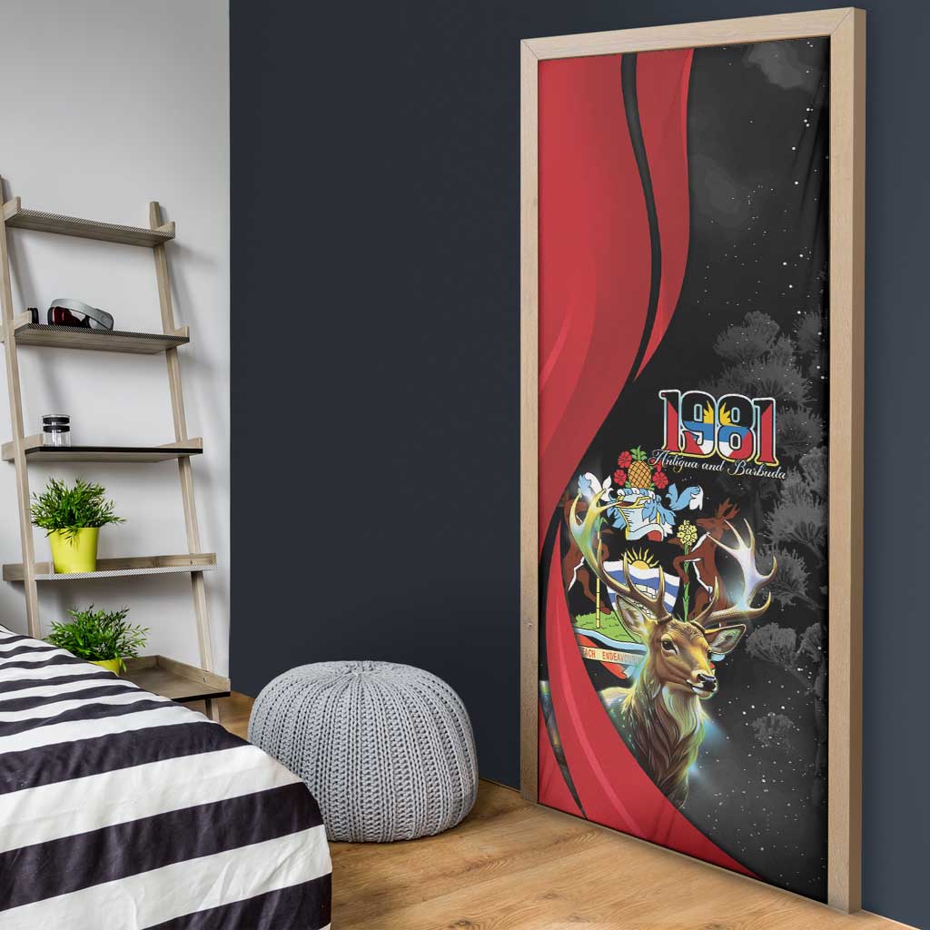 Antigua And Barbuda 1981 Door Cover Happy Independence Day - Wonder Print Shop