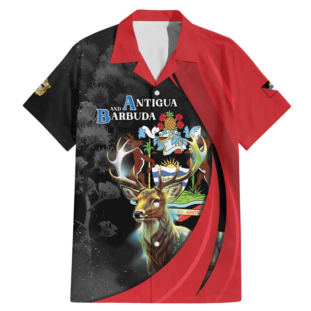 Antigua And Barbuda 1981 Family Matching Mermaid Dress and Hawaiian Shirt Happy Independence Day - Wonder Print Shop