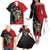 Antigua And Barbuda 1981 Family Matching Off The Shoulder Long Sleeve Dress and Hawaiian Shirt Happy Independence Day - Wonder Print Shop