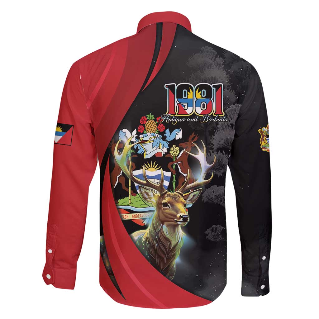 Antigua And Barbuda 1981 Family Matching Puletasi and Hawaiian Shirt Happy Independence Day - Wonder Print Shop