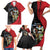 Antigua And Barbuda 1981 Family Matching Short Sleeve Bodycon Dress and Hawaiian Shirt Happy Independence Day - Wonder Print Shop