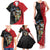 Antigua And Barbuda 1981 Family Matching Tank Maxi Dress and Hawaiian Shirt Happy Independence Day - Wonder Print Shop