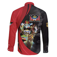 Antigua And Barbuda 1981 Family Matching Tank Maxi Dress and Hawaiian Shirt Happy Independence Day - Wonder Print Shop