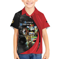 Antigua And Barbuda 1981 Kid Hawaiian Shirt Happy Independence Day - Wonder Print Shop