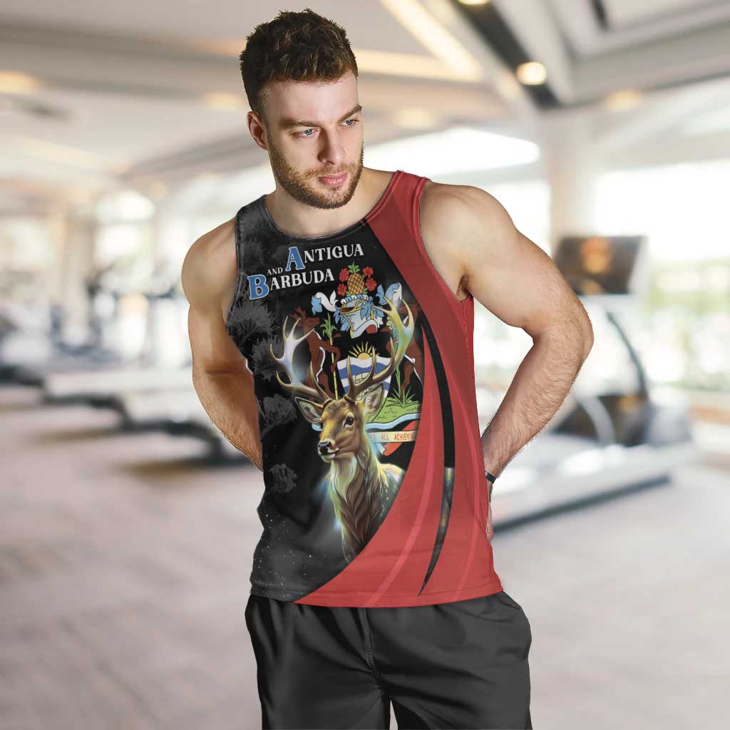 Antigua And Barbuda 1981 Men Tank Top Happy Independence Day - Wonder Print Shop