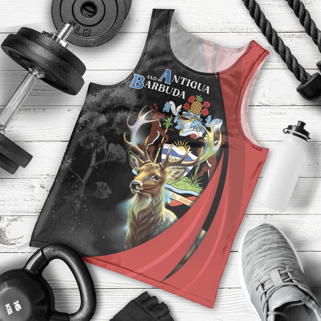 Antigua And Barbuda 1981 Men Tank Top Happy Independence Day - Wonder Print Shop