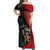 Antigua And Barbuda 1981 Off Shoulder Maxi Dress Happy Independence Day - Wonder Print Shop