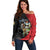 Antigua And Barbuda 1981 Off Shoulder Sweater Happy Independence Day - Wonder Print Shop