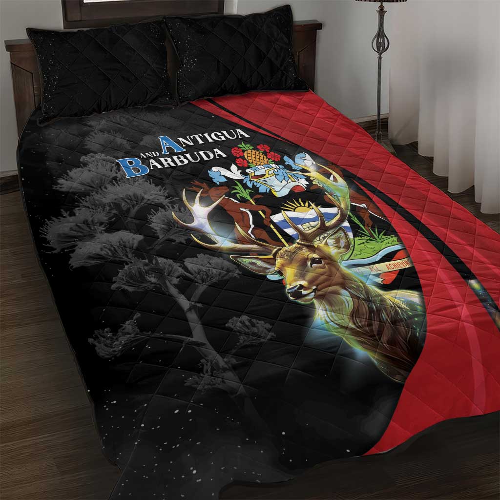 Antigua And Barbuda 1981 Quilt Bed Set Happy Independence Day - Wonder Print Shop