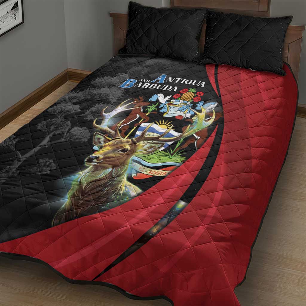Antigua And Barbuda 1981 Quilt Bed Set Happy Independence Day - Wonder Print Shop
