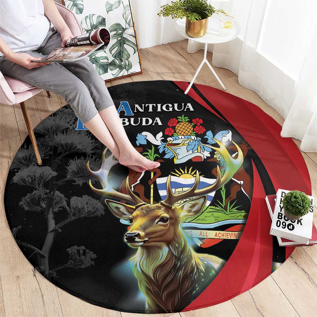 Antigua And Barbuda 1981 Round Carpet Happy Independence Day - Wonder Print Shop