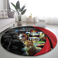 Antigua And Barbuda 1981 Round Carpet Happy Independence Day - Wonder Print Shop